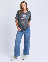 Estelle Tee- Charcoal