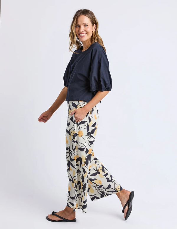 Limone Pant- Limone Leaf Print