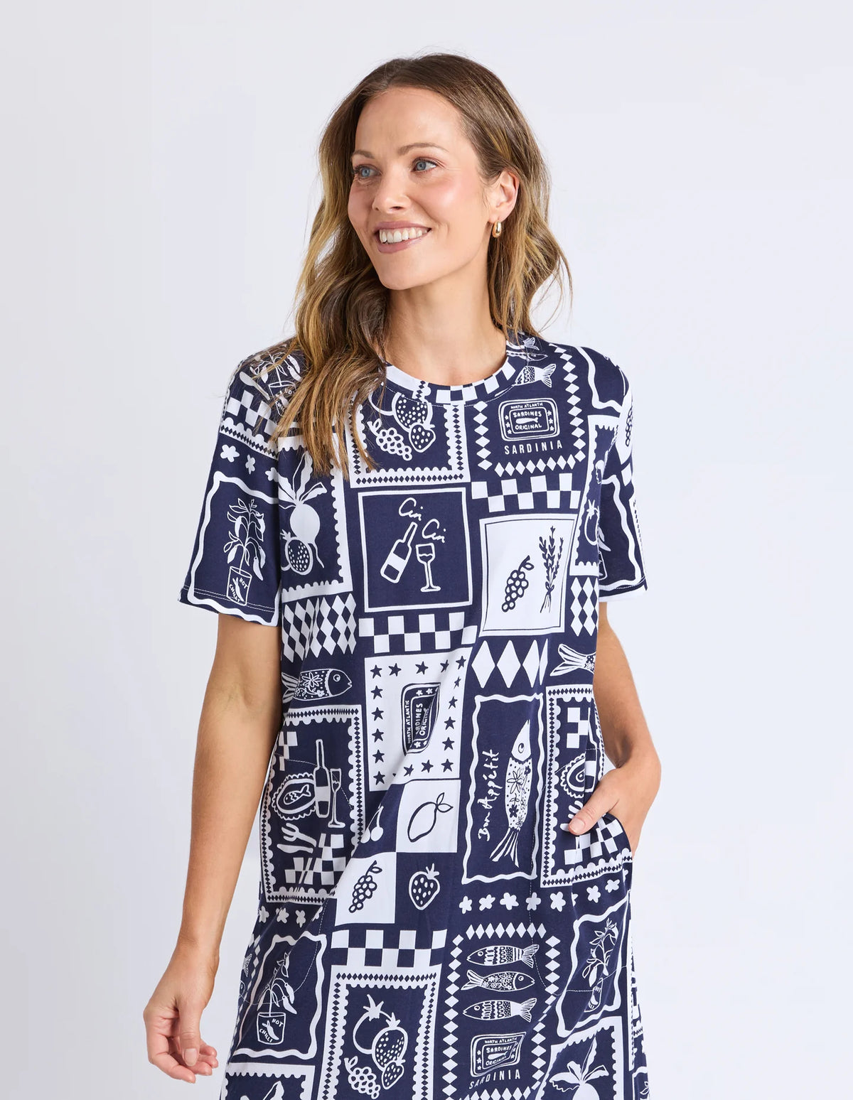Chin Chin Dress- All Over Print