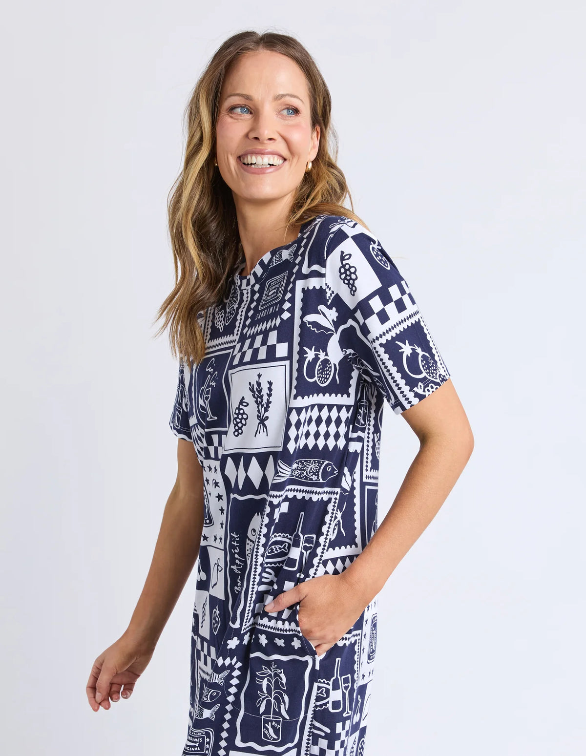 Chin Chin Dress- All Over Print