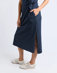 Picnic Dress- Navy