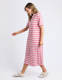 Bon Bon Dress- Red & Pink Stripe