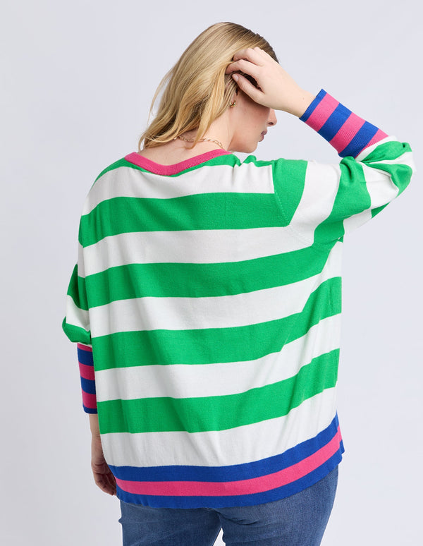 Reggie Longsleeve Knit- Green