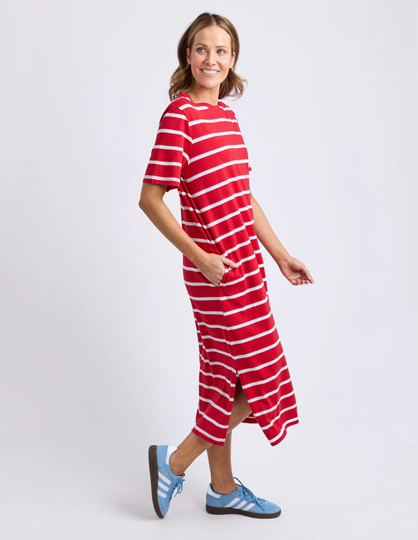 Crimson Tee Dress- Cranberry