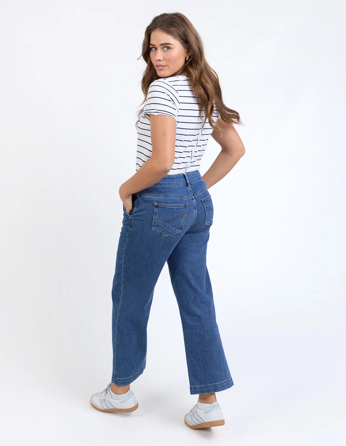 Izzy Wide Leg Jean / Dark Wash