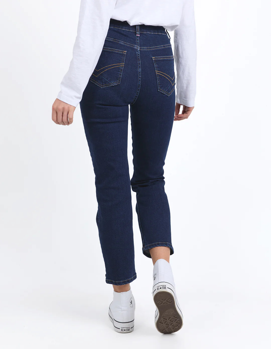 Ada Straight Leg Jean- Saphire Super Dark Wash
