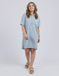 Jenna Stripe Denim Dress