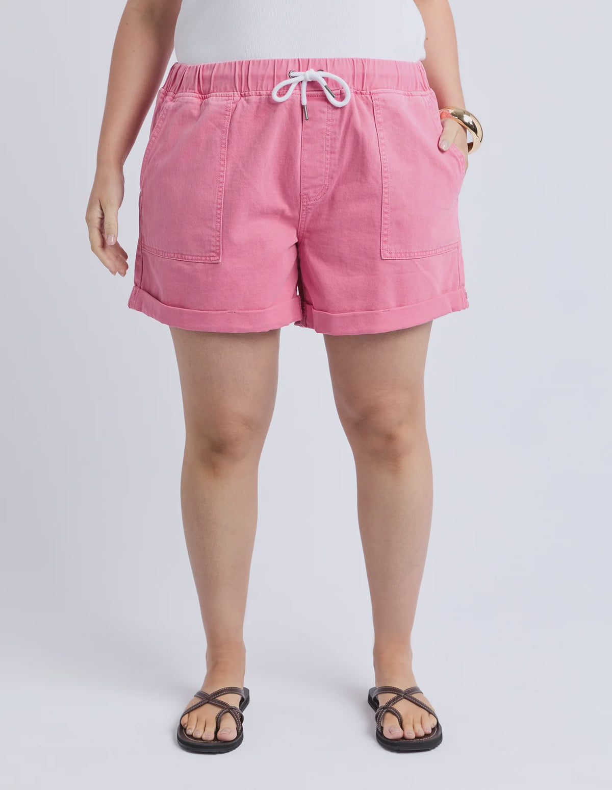 Emma Relaxed Short- Chateau Rose