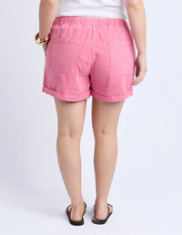 Emma Relaxed Short- Chateau Rose