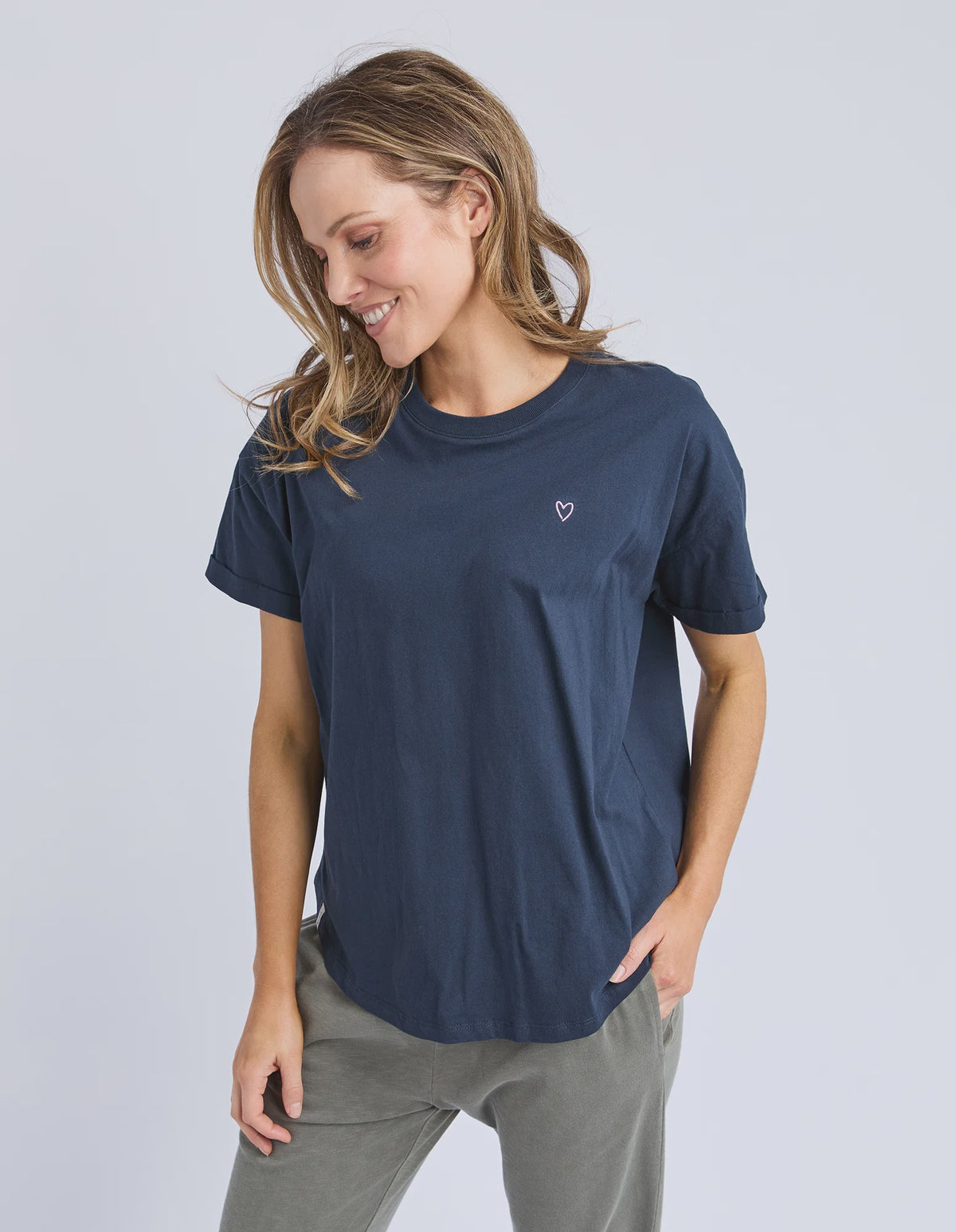 Hallis Tee - Navy