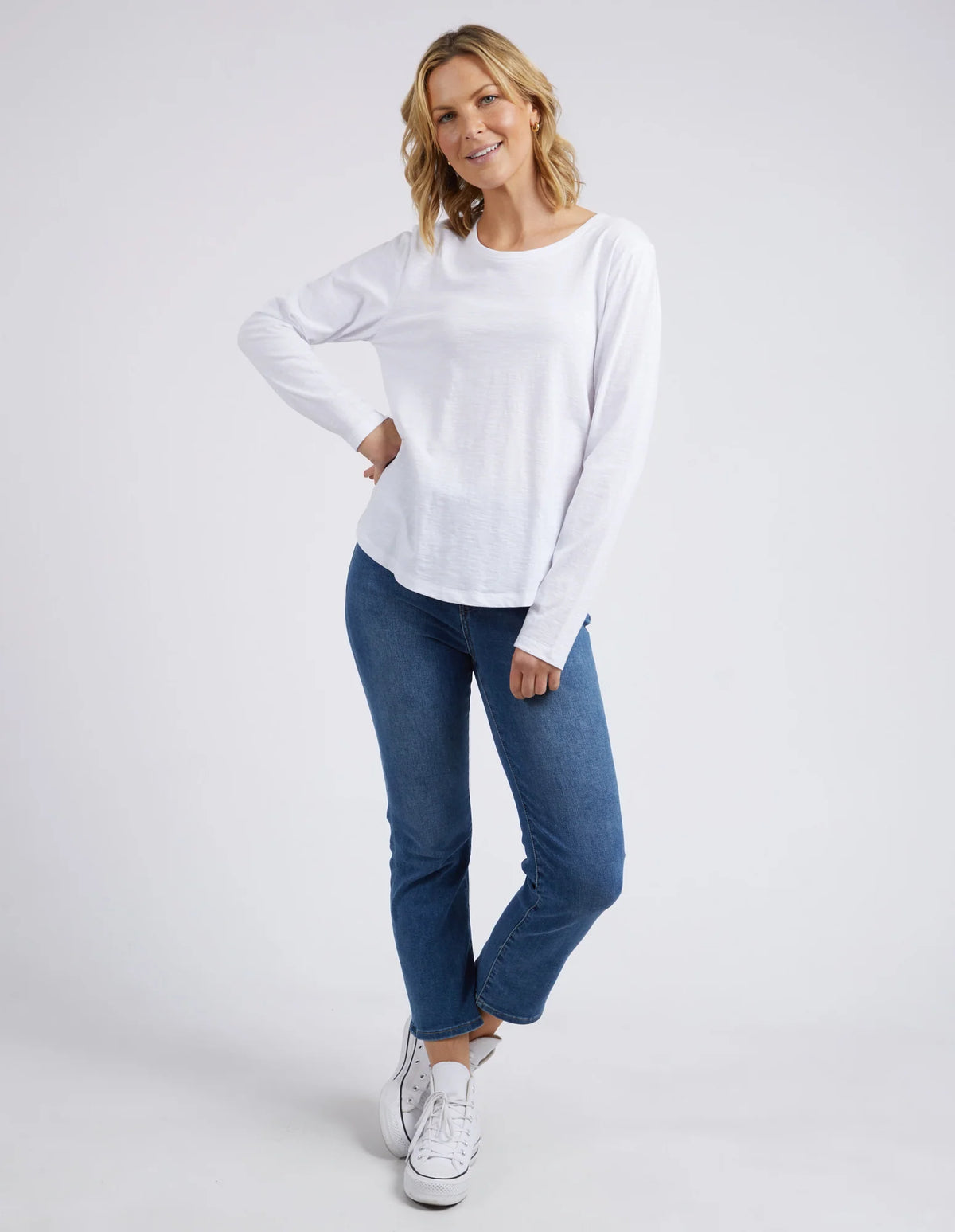 Everyday L/S Tee / White