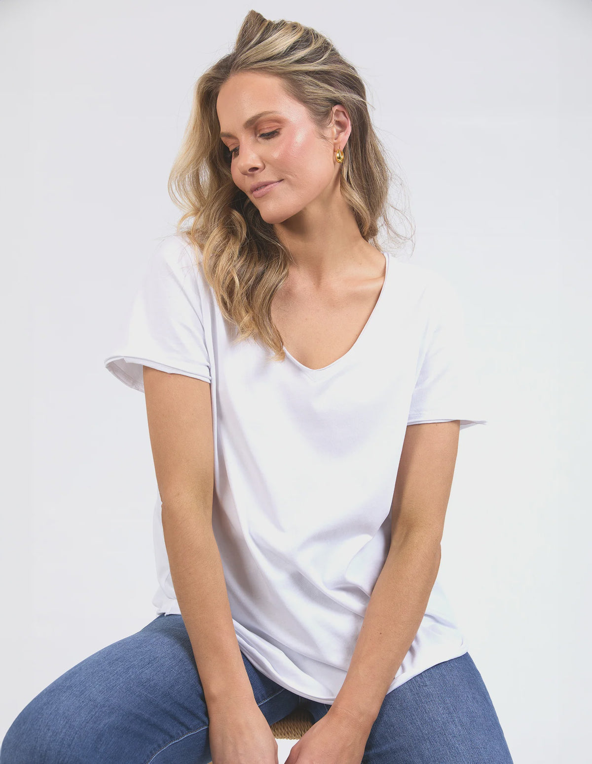 Pima Vee Tee- White