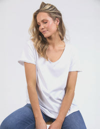Pima Vee Tee- White