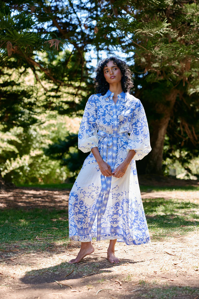 Lucille Dress - Antique Royal