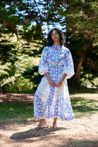Lucille Dress - Antique Royal