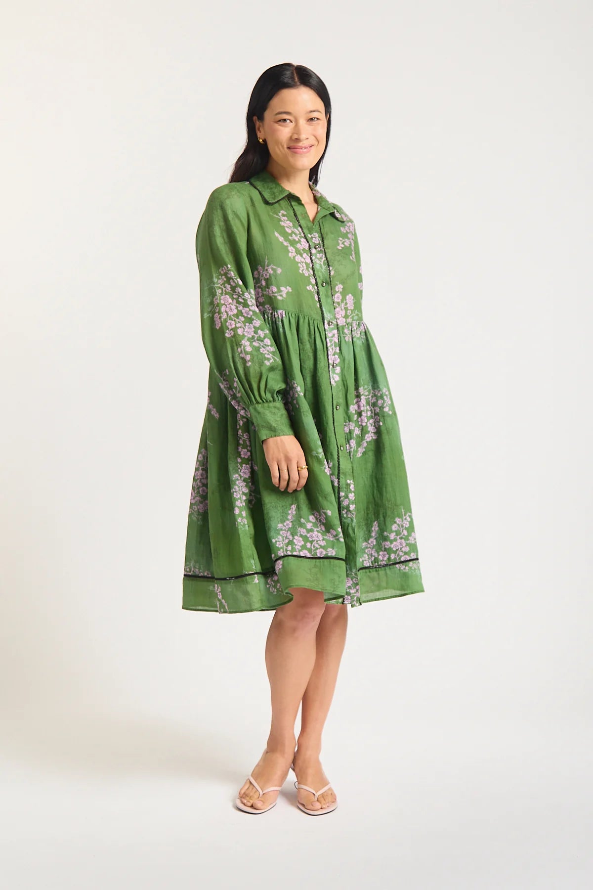 Wren Dress- Maple Print