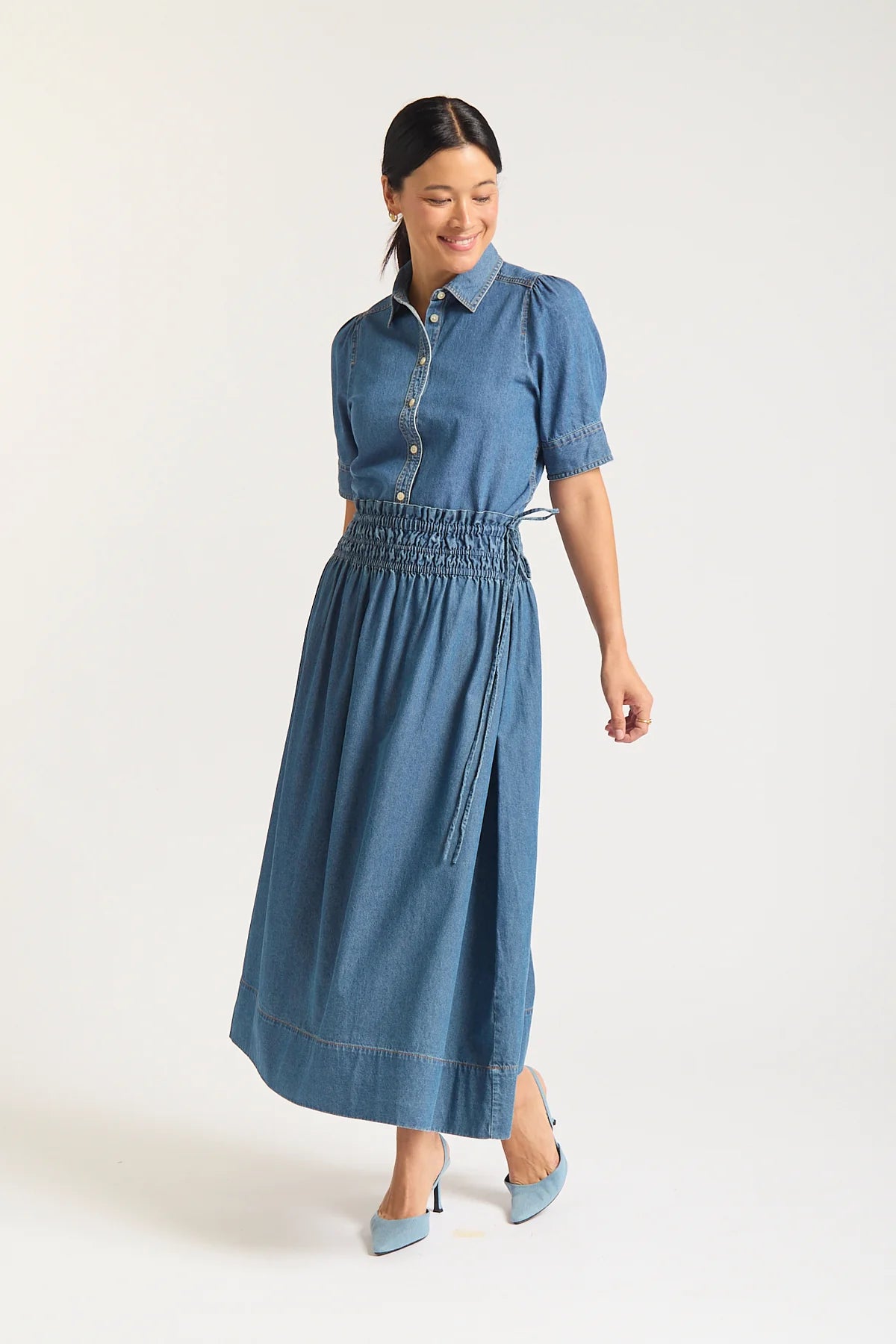 Sylvie Skirt- Denim