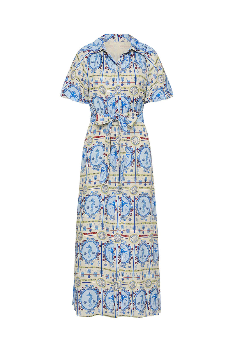 Carla Dress Lagoona Tile