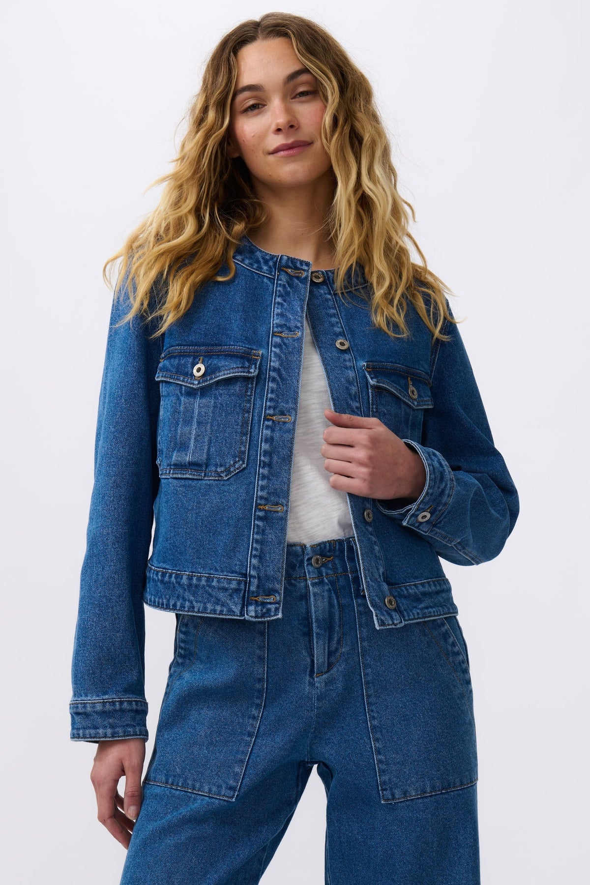 Audrey Jacket / 90's Blue