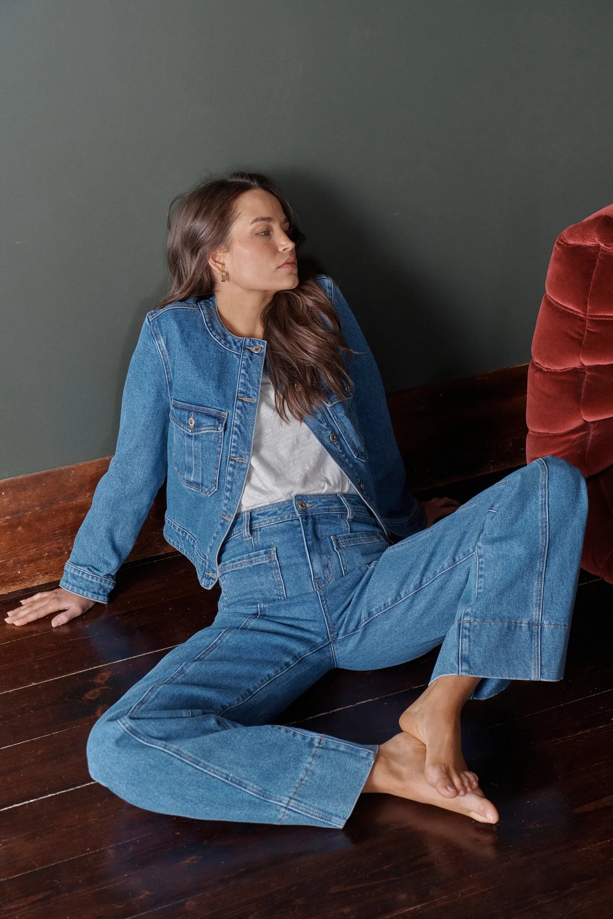 Audrey Jacket / 90's Blue