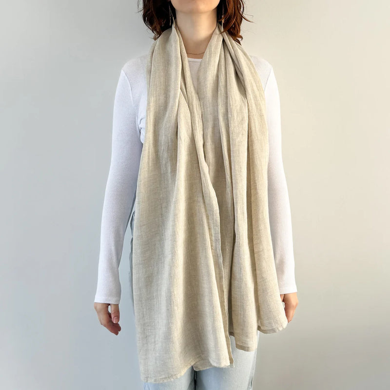 Linen Scarf / Natural