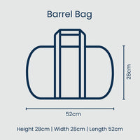 Barrel Bag- Polka Dot