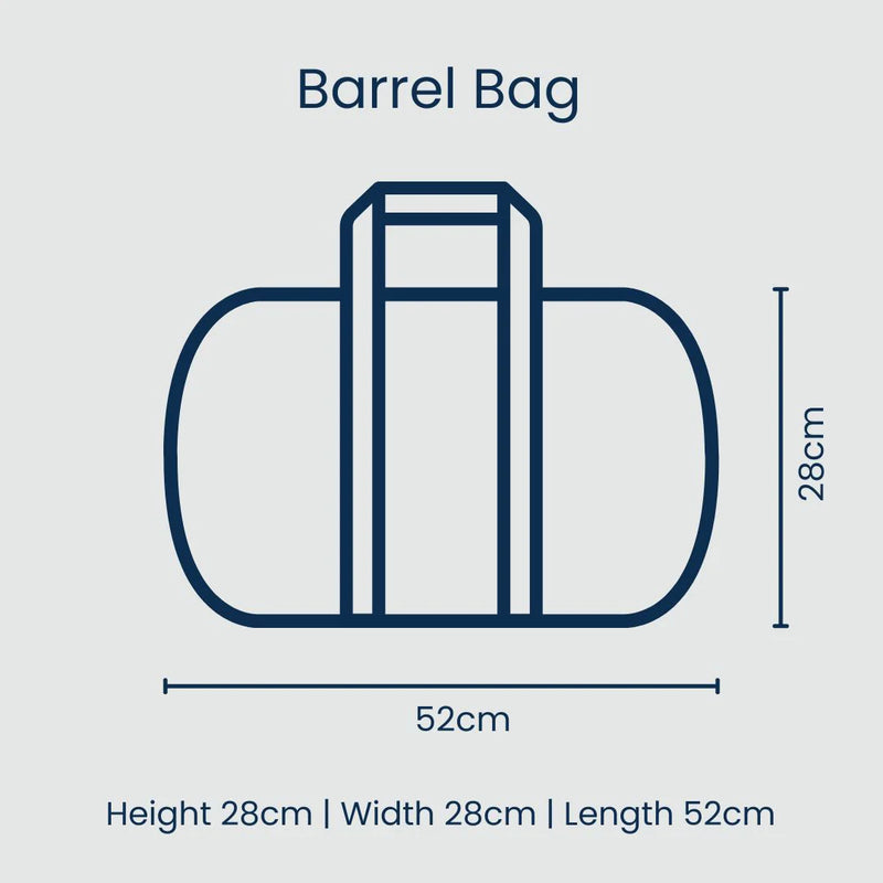 Barrel Bag- Polka Dot