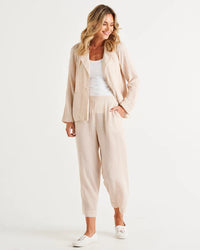 Parker Pant - Natural Stripe