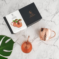 Copper Mugs Set of 2