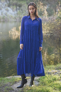 Sun & the Swoon Dress- Blue