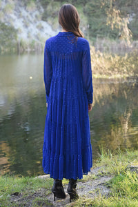 Sun & the Swoon Dress- Blue