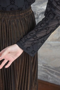 Forever Long Skirt- Brown