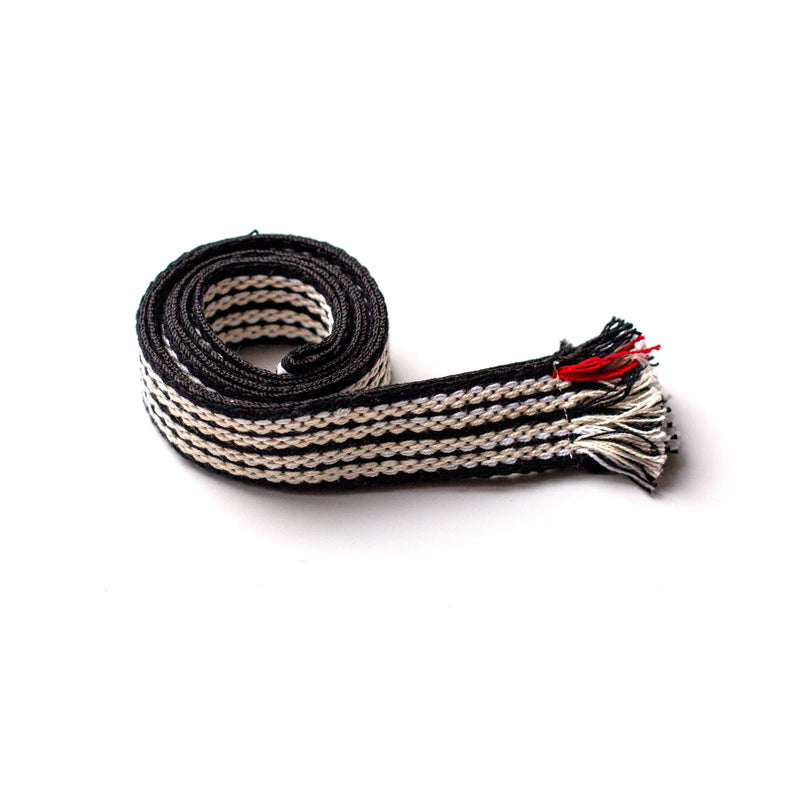Woven Stripes - Black & Natural