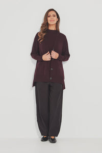 Cherish Cardi- Black Cherry