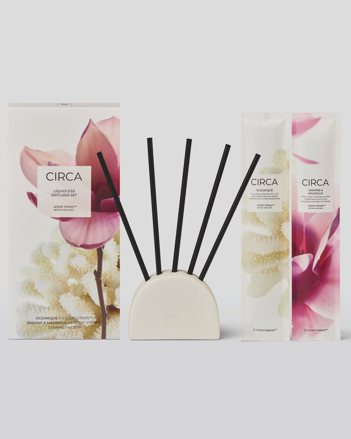 Liquidless Diffuser Set - Oceanique & Jasmine and Magnolia