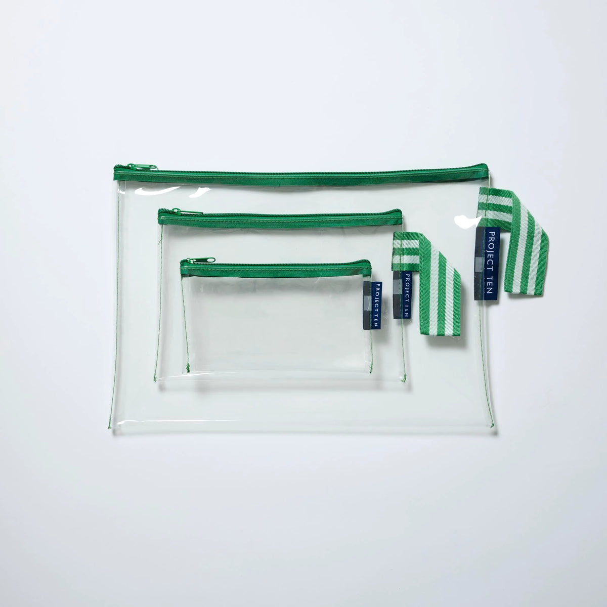 Clear Zip Pouch Bundle