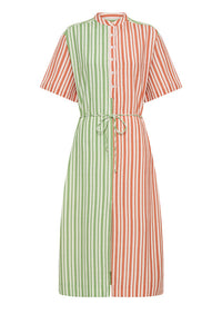 Pool Midi Dress - Mint/Coral