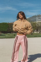Sherpa Hooded Jacket - Macadamia