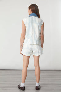 Billie Vest - Faded Stripe