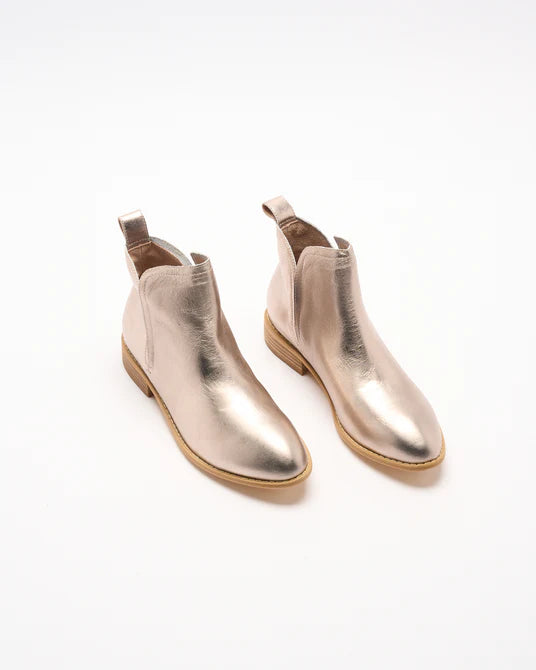 Douglas Leather Boot / Champange