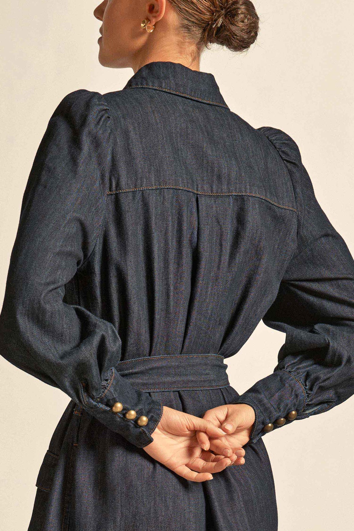 Echelon Dress- Dark Denim