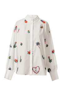 Mona Blouse-White