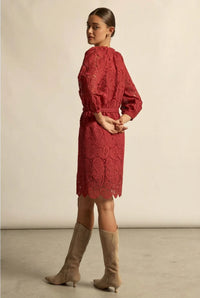 Wisp Dress- Raspberry
