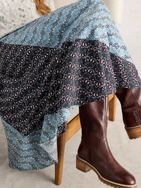 Sara Maxi Skirt- Blue Multi