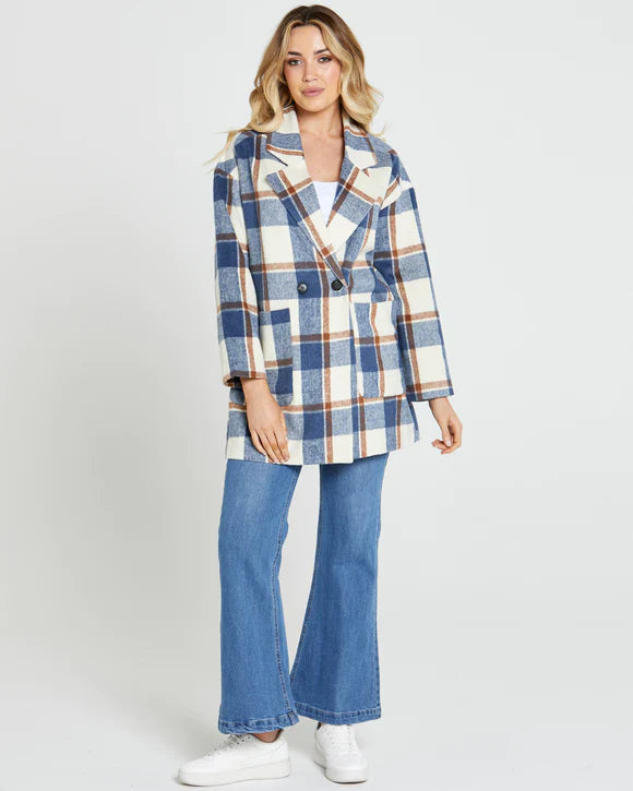 Gracie Check Coat