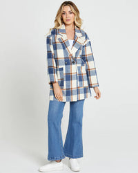 Gracie Check Coat