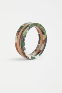 Deca Bangle Set / Luna Print