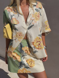 Lotte Shirt - Green Cream