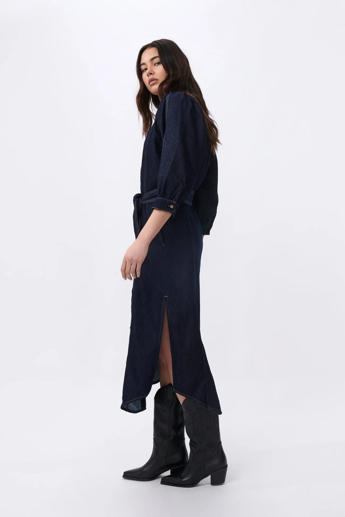 Isla Dress / Indigo