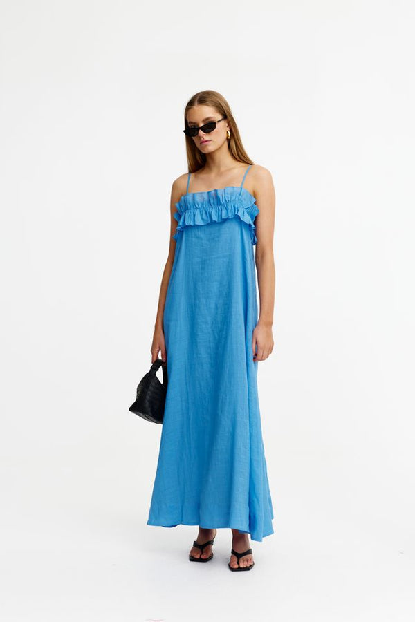 Lola Dress - Blue Azure